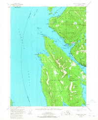 Ketchikan B-6 Alaska Historical topographic map, 1:63360 scale, 15 X 15 Minute, Year 1954