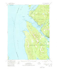 Ketchikan B-6 Alaska Historical topographic map, 1:63360 scale, 15 X 15 Minute, Year 1954
