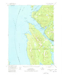 Ketchikan B-6 Alaska Historical topographic map, 1:63360 scale, 15 X 15 Minute, Year 1954