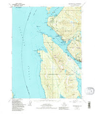 Ketchikan B-6 Alaska Historical topographic map, 1:63360 scale, 15 X 15 Minute, Year 1954