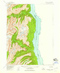 Ketchikan C-1 Alaska Historical topographic map, 1:63360 scale, 15 X 15 Minute, Year 1955