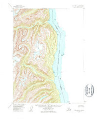 Ketchikan C-1 Alaska Historical topographic map, 1:63360 scale, 15 X 15 Minute, Year 1955