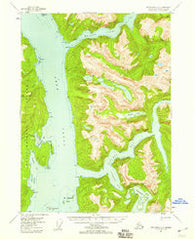 Ketchikan C-3 Alaska Historical topographic map, 1:63360 scale, 15 X 15 Minute, Year 1955