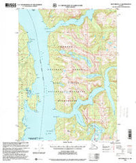 Ketchikan C-3 Alaska Historical topographic map, 1:63360 scale, 15 X 15 Minute, Year 1996