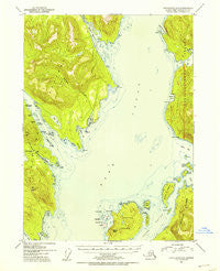 Ketchikan C-6 Alaska Historical topographic map, 1:63360 scale, 15 X 15 Minute, Year 1952