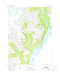 Ketchikan D-1 Alaska Historical topographic map, 1:63360 scale, 15 X 15 Minute, Year 1955