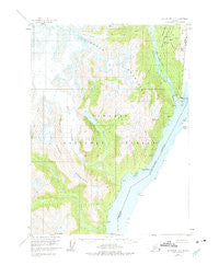 Ketchikan D-1 Alaska Historical topographic map, 1:63360 scale, 15 X 15 Minute, Year 1955