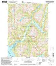 Ketchikan D-3 Alaska Historical topographic map, 1:63360 scale, 15 X 15 Minute, Year 1996