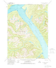 Ketchikan D-4 Alaska Historical topographic map, 1:63360 scale, 15 X 15 Minute, Year 1955