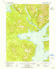 Ketchikan D-6 Alaska Historical topographic map, 1:63360 scale, 15 X 15 Minute, Year 1953