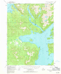 Ketchikan D-6 Alaska Historical topographic map, 1:63360 scale, 15 X 15 Minute, Year 1952