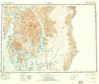 Ketchikan Alaska Historical topographic map, 1:250000 scale, 1 X 2 Degree, Year 1952