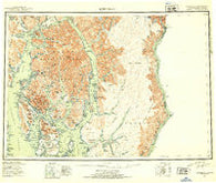 Ketchikan Alaska Historical topographic map, 1:250000 scale, 1 X 2 Degree, Year 1952