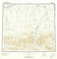Killik River Alaska Historical topographic map, 1:250000 scale, 1 X 3 Degree, Year 1956