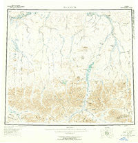 Killik River Alaska Historical topographic map, 1:250000 scale, 1 X 3 Degree, Year 1956