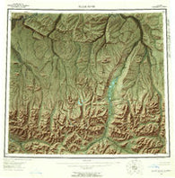 Killik River Alaska Historical topographic map, 1:250000 scale, 1 X 3 Degree, Year 1956