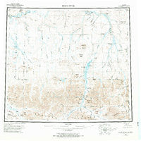 Killik River Alaska Historical topographic map, 1:250000 scale, 1 X 3 Degree, Year 1956