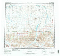 Killik River Alaska Historical topographic map, 1:250000 scale, 1 X 3 Degree, Year 1956