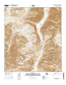 Killik River A-1 NE Alaska Current topographic map, 1:25000 scale, 7.5 X 7.5 Minute, Year 2016