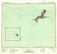 Kiska Alaska Historical topographic map, 1:250000 scale, 1 X 2 Degree, Year 1951