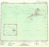 Kiska Alaska Historical topographic map, 1:250000 scale, 1 X 2 Degree, Year 1951
