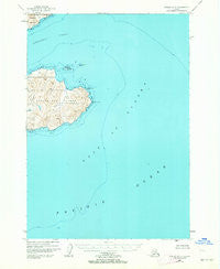 Kodiak A-3 Alaska Historical topographic map, 1:63360 scale, 15 X 15 Minute, Year 1949