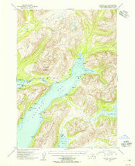 Kodiak A-6 Alaska Historical topographic map, 1:63360 scale, 15 X 15 Minute, Year 1954
