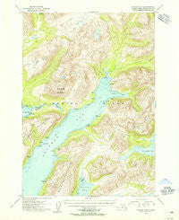 Kodiak A-6 Alaska Historical topographic map, 1:63360 scale, 15 X 15 Minute, Year 1954