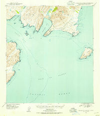 Kodiak B-1 and B-2 Alaska Historical topographic map, 1:63360 scale, 15 X 15 Minute, Year 1949