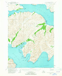 Kodiak B-3 Alaska Historical topographic map, 1:63360 scale, 15 X 15 Minute, Year 1949