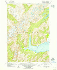 Kodiak B-4 Alaska Historical topographic map, 1:63360 scale, 15 X 15 Minute, Year 1954