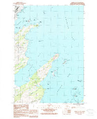Kodiak C-2 NE Alaska Historical topographic map, 1:25000 scale, 7.5 X 7.5 Minute, Year 1987