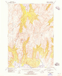 Kodiak C-3 Alaska Historical topographic map, 1:63360 scale, 15 X 15 Minute, Year 1954