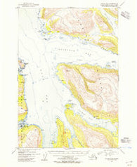 Kodiak C-6 Alaska Historical topographic map, 1:63360 scale, 15 X 15 Minute, Year 1954