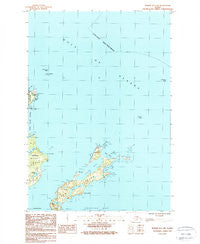 Kodiak D-1 SW Alaska Historical topographic map, 1:25000 scale, 7.5 X 7.5 Minute, Year 1987