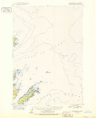 Kodiak D-1 Alaska Historical topographic map, 1:63360 scale, 15 X 15 Minute, Year 1951