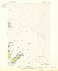 Kodiak D-1 Alaska Historical topographic map, 1:63360 scale, 15 X 15 Minute, Year 1951