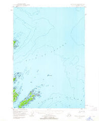 Kodiak D-1 Alaska Historical topographic map, 1:63360 scale, 15 X 15 Minute, Year 1949