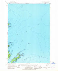 Kodiak D-1 Alaska Historical topographic map, 1:63360 scale, 15 X 15 Minute, Year 1949
