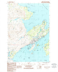Kodiak D-2 SE Alaska Historical topographic map, 1:25000 scale, 7.5 X 7.5 Minute, Year 1987