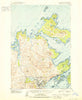Kodiak D-2 Alaska Historical topographic map, 1:63360 scale, 15 X 15 Minute, Year 1951