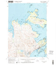 Kodiak D-2 Alaska Historical topographic map, 1:63360 scale, 15 X 15 Minute, Year 1949