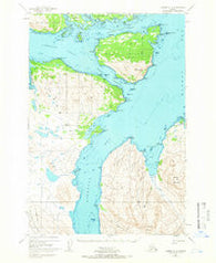 Kodiak D-3 Alaska Historical topographic map, 1:63360 scale, 15 X 15 Minute, Year 1947