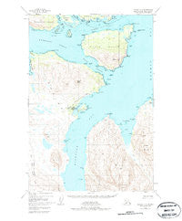 Kodiak D-3 Alaska Historical topographic map, 1:63360 scale, 15 X 15 Minute, Year 1947