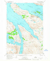 Kodiak D-4 Alaska Historical topographic map, 1:63360 scale, 15 X 15 Minute, Year 1965