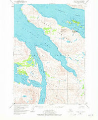 Kodiak D-4 Alaska Historical topographic map, 1:63360 scale, 15 X 15 Minute, Year 1952