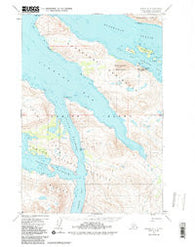 Kodiak D-4 Alaska Historical topographic map, 1:63360 scale, 15 X 15 Minute, Year 1952