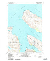 Kodiak D-5 Alaska Historical topographic map, 1:63360 scale, 15 X 15 Minute, Year 1952