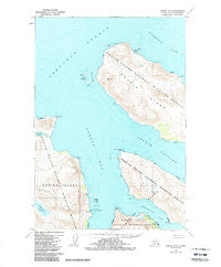 Kodiak D-5 Alaska Historical topographic map, 1:63360 scale, 15 X 15 Minute, Year 1952