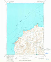 Kodiak D-6 Alaska Historical topographic map, 1:63360 scale, 15 X 15 Minute, Year 1951